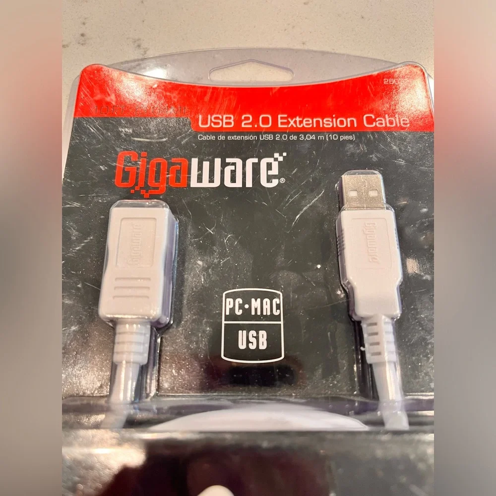 Gigaware USB 2.0 Extension Cable‎